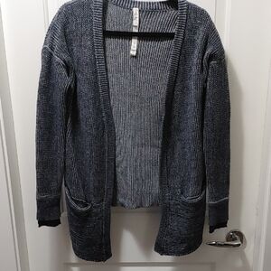 Lululemon Women's Gray Open-Front Sweater
